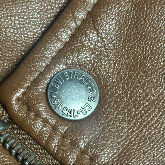 Levi's womens The Classic Faux Leather Moto Jacket - Picture 11 of 14